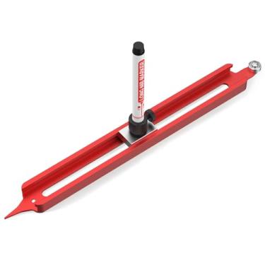 Imagem de KTZCTPCA Ferramenta de escriba de contorno, régua de perfil de liga de alumínio, duplicador de forma irregular, régua de medição multifuncional para marcenaria, duplicador de contorno ajustável