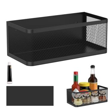 Imagem de KTZCTPCA Organizador magnético para máquina de lavar, prateleira versátil para temperos de geladeira, organizador magnético de temperos, suporte organizador magnético, poderosos suportes magnéticos de