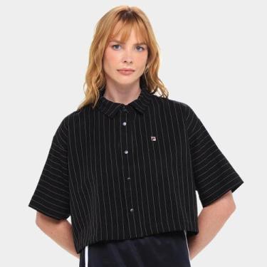 Imagem de Cropped Fila UC Feminina, Preto, Cinza, G
