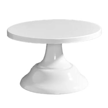 Imagem de Suporte De Bolo, Suporte De Servidor De Bolo Branco Suporte De Bolo De Metal Redondo Suporte De Exibição De Sobremesa De Cupcake Suporte De Cupcake Para Festa De Mesa De Sobremesa(Branco)