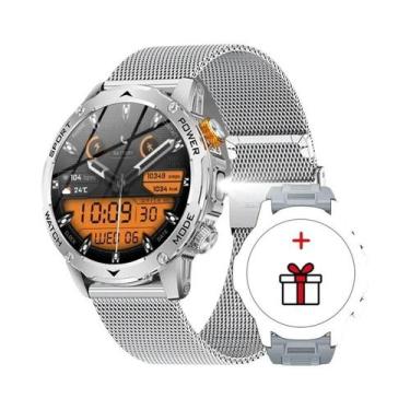 Imagem de Relógio Inteligente Bluetooth Masculino Grande Com Bateria De 1000mAh 