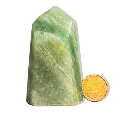Imagem de Ponta Onix Verde Pedra Natural 60 a 70mm 55 a 120g Tipo B - Cristaisde