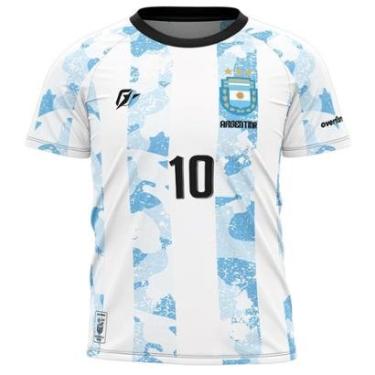 Imagem de Camiseta Filtro UV Infantil Argentina-Masculino