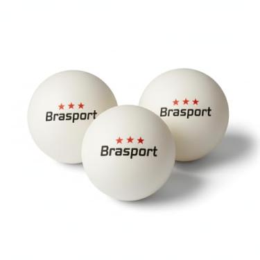 Imagem de Kit 3 Bolinhas Bola Ping Pong 40mm ABS Branca Tênis de Mesa Pacote Amador Semi Profissional