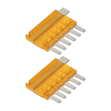 Imagem de Micro Traders 2 peças 5A 32V 6 pinos fusível de lâmina de carro polissulfão compatível com Mercedes-Benz 50295162