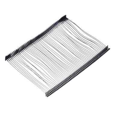 Imagem de uxcell 5000 peças de prendedores de pistola de etiquetagem padrão 75 mm etiquetas de plástico para pistola de etiquetagem de preços, etiquetas de roupas acessórios de arma para tecido de saco de