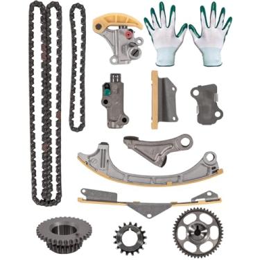 Imagem de Kit de corrente de distribuição de motor de 13 peças compatível com Honda Accord 2.4L 2013–2017, CR-V 2.4L 2015–2019, Acura ILX 2.4L 2016–2020, TLX 2.4L 2015–2020 Substituir # 14401-5A2-A02 14510 -5A2