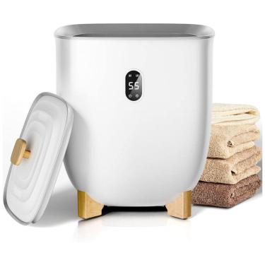 Imagem de Aquecedor de Toalhas 25L, Grande para Banheiro, Bucket com 2 Modos de Aquecimento, Desligamento Automático, Tela LCD