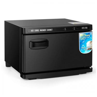 Imagem de Aquecedor de Toalha Elétrico para Barbearia e Salão de Beleza 18L, 110V, Artist Hand, Preto