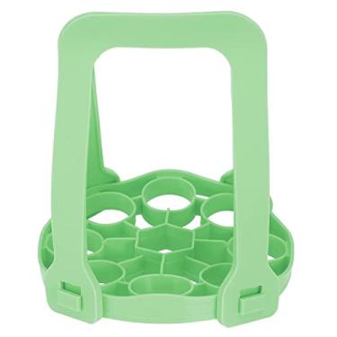 Imagem de Ymiko Suporte de Ovo Cozido No de Silicone para Micro-ondas e Forno Cesto de Seguro para Máquina de Lavar Louça Ferramenta de Cozinha Macia e Flexível Com Resistência a Altas (Verde)