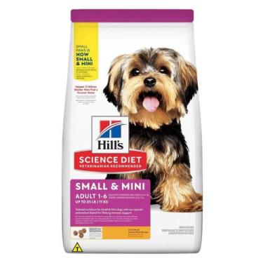 Imagem de Ração Hill's para Cães Adultos Pequenos e Mini Sabor Frango 7,03 kg - 