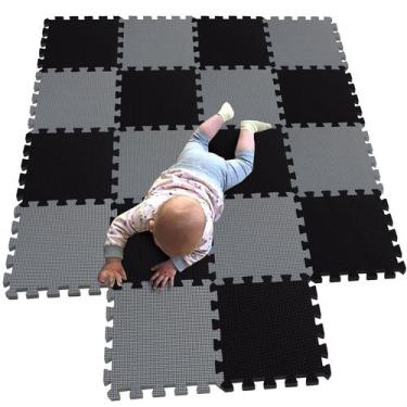 Imagem de Puzzle Play Mat MQIAOHAM 18 peças de azulejos de espuma macios para be