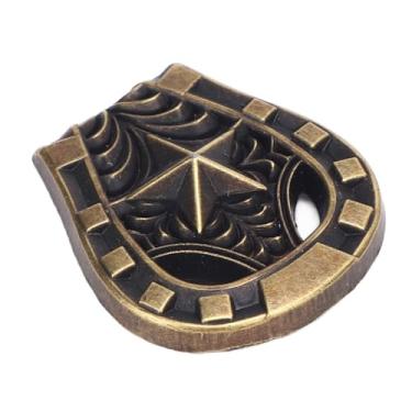 Imagem de 6 Definir Conjunto de Rivões de Couro, 25 X 27 Mm de Forma de Ferradura de Bronze Antigo Parafuso Decorativo de Rebite para Calças de Bolsa de Couro, Feitas de Liga, Projetada