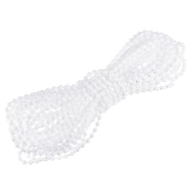 Imagem de Cordão de corrente com contas, persiana vertical romana de 10 metros para cortinas de janela, peças de reposição, branco