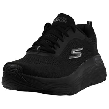 Imagem de Skechers Malha Elite com cadar o Max Cushioning, Preto/preto, 6