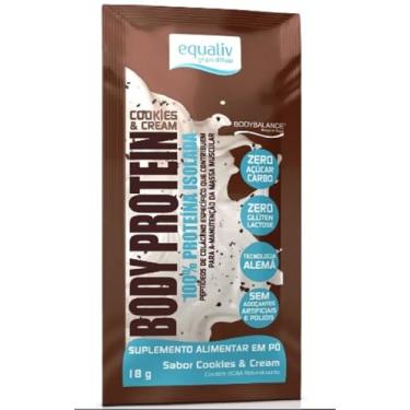 Imagem de Body Protein Sache de 18g Sabor Cookies & Cream-Equaliv