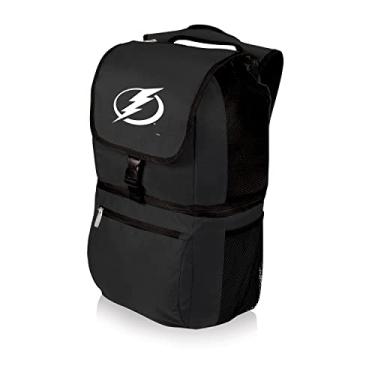 Imagem de PICNIC TIME Mochila NHL Tampa Bay Lightning Zuma Cooler, Mochila Cooler Macio, Lancheira (Preta)