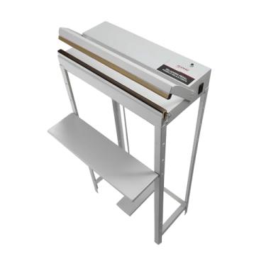 Imagem de Seladora Pedal 50cm Bivolt Sela e Corta Embalagens Sacos Plásticos 127/220v