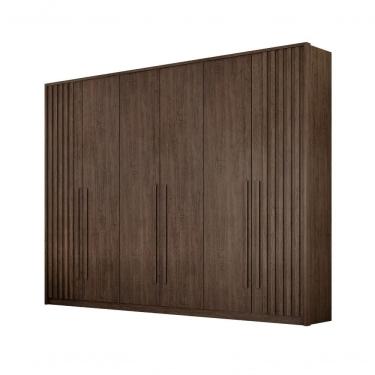 Imagem de Guarda Roupas 6 Portas Anapolis Ripado S/pes Valverde Canion