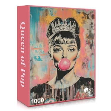 Imagem de Quebra-cabeça Queen of Pop (#4) – 1000 peças para adultos | Quadro azul europeu premium | Acabamento acetinado de baixo brilho | Corte de fita | Pôster bônus | Caixa digna de exibição | Impresso nos