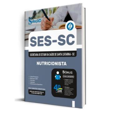Imagem de Combo SES-SC - Nutricionista - Editora Solução