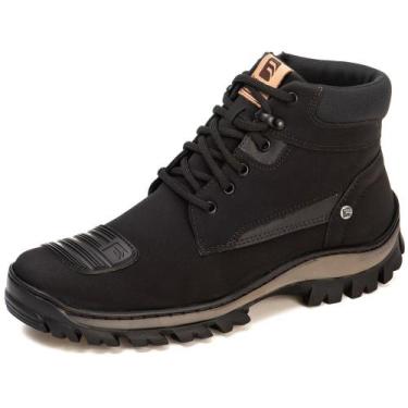 Imagem de Bota Coturno Adventure Masculino Design Moderno Cano Curto Reforçada P