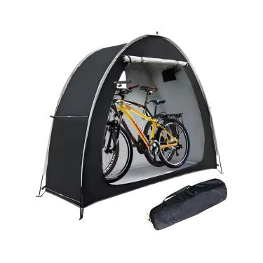 Imagem de Tenda de Armazenamento para Bicicletas | Impermeável e Dobrável | Proteção Contra Chuva e Sol | Montagem Rápida | Portátil com Bolsa de Transporte
