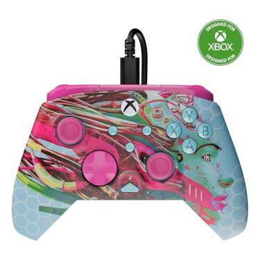 Imagem de Turtle Beach Rematch Advanced Android Dreams Wired Gaming Controller for Xbox and PC – Glow, Officially Licensed by Xbox, Remappable Buttons, Hall-Effect Hair Triggers, 8ft Cable