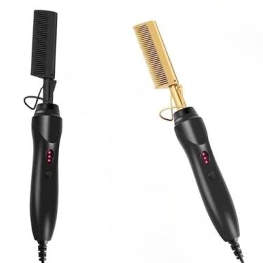 Imagem de Pente Elétrico Alisador Cabelo Aquecimento Milti-fucional Chapinha (Cor Aleatorio)