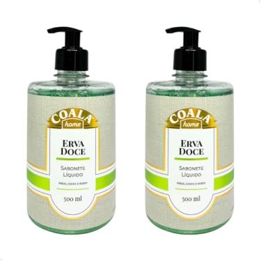 Imagem de Kit com 2 Sabonetes Líquidos para Mãos, Corpo e Rosto 500ml (Erva Doce)
