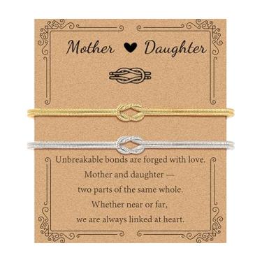 Imagem de Pulseiras combinando para casais, pulseira com nó de amor, promessa, alma gêmea, amizade, pulseiras para sempre, infinito, joias presentes para mulheres para ela, Small, Aço inoxidável, Sem Pedra