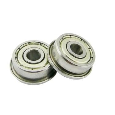 Imagem de 10 peças F628ZZ Rolamento de flange 8 x 24 x 8 mm Rolamento de esferas profundo em miniatura rolamentos de esferas blindadas F628Z F628-2Z