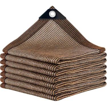 Imagem de 80% pano de sombra, lona de malha durável com ilhós, protetor solar de jardim, pano de sombra anticongelante para cobertura de plantas, estufa, canil, pátio, tomates