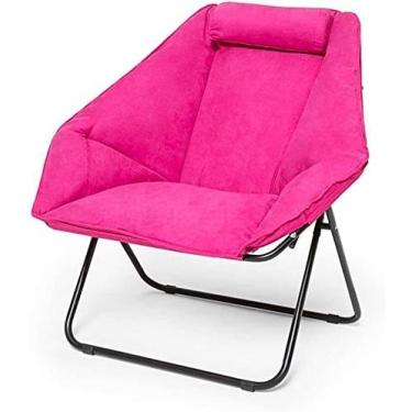 Imagem de Espreguiçadeira de jardim, cadeira dobrável dobrável para casa, grande, casual, camurça, preguiçosa, escritório, computador, sofá, cadeira de praia (cor A), B