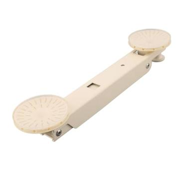 Imagem de SALALIS Rack de Secagem Retrátil Com Ventosa Forte para Varanda, Montagem na Parede, Lavanderia, Rack de Secador de Roupas de Aço Carbono para Viagens Em Casa (Branco)