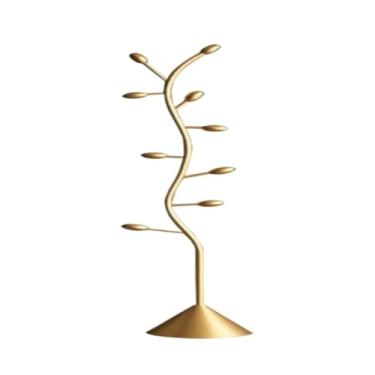 Imagem de Prateleiras de secagem cabide de chão para quarto, cabide de roupas que economiza espaço, poste leve de luxo para sala de estar e banheiro