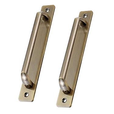 Imagem de STXYANGV 2 maçanetas de porta de celeiro, maçanetas de cozinha, puxadores de porta deslizantes, espaços, alumínio, jardim, portão de jardim, puxadores de guarda-roupa puxadores de porta de cozinha