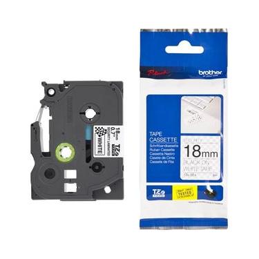 Imagem de Fita Brother TZ-SE4 (TZe-SE4) 18mm Preto/Branco