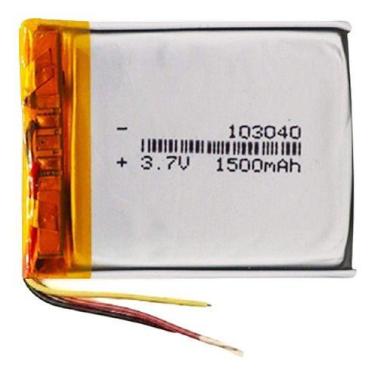 Imagem de Bateria 3.7v 1500 Mah 10mm X30mm X40mm 3 Fios 103040 - BGB ENERGY BATT