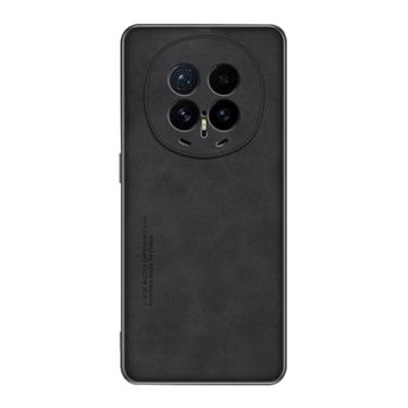 Imagem de LYJSMGZ Capa à prova de choque para Huawei Honor Magic 8 Pro/Magic 8, proteção de lente de abertura de precisão, capa de moldura com bordas macias, preta, Majic 8