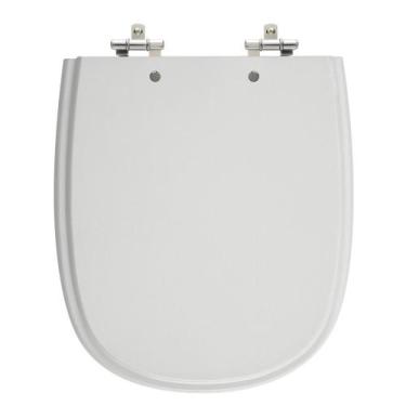 Imagem de Assento Sanitário Sabatini Cinza Claro Tampa para Vaso Icasa de Madeir
