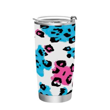 Imagem de Wassud Copo de 340 g com tampa e canudo de parede dupla de aço inoxidável com isolamento térmico para bebidas frias e quentes