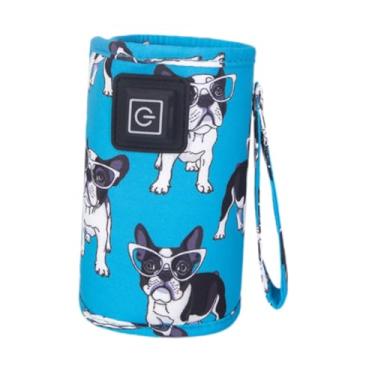Imagem de harayaa Bolsa Aquecedora de Mamadeira USB para Leite, Mantém a Mamadeira Aquecida para Uso Externo, Azul