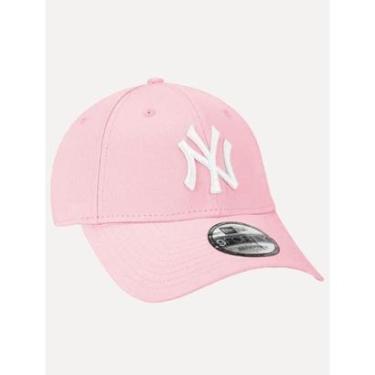 Imagem de Boné New Era 9Forty MLB New York Yankees White Logo Rosa-Masculino