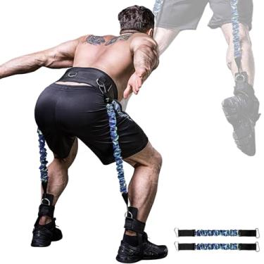 Imagem de celestite Treinador vertical de salto para vôlei, basquete, academia doméstica, faixas de resistência à máquina de salto Vertimax, equipamento de treinamento de salto ajustável, caixa de salto