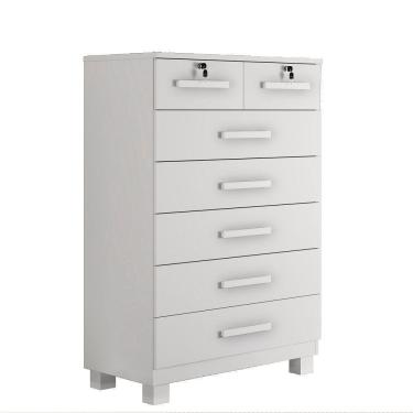Imagem de Cômoda New Barcelona 7 Gavetas Benetil Branco