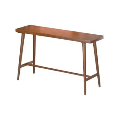 Imagem de Mesa de bar Mesa de bar simples, retangular, alta, para cozinha e sala jantar, com pernas resistentes(XX-Large)