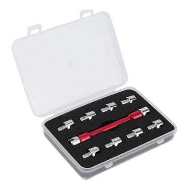 Imagem de Chave de Torque para Moto,Ferramenta De Reparo Em Aço Antiderrapante | Chave Para Raios De Roda De Moto 5-6.8mm,Para Alinhamento De Roda Inspeção De Passeio Reparo Em Casa Oficina E