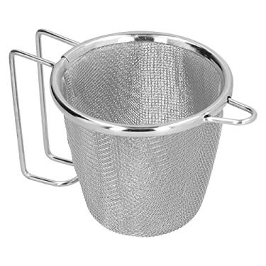 Imagem de Acouto Infusor de Filtro de chá de Aço Inoxidável Com Alça - Preparação Perfeita de chá de Folhas Soltas Em Casa ou Ao Ar Livre - Filtração de Filtro de Malha Fina e Limpeza Fácil Leve e Portátil
