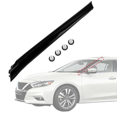 Imagem de Acabamento de moldagem de pára-brisa A-pilar para Nissan Maxima 2016-2020 Peça de cobertura de acabamento de janela lateral substituto # 76837-9DD0A (768379DD0A(esquerda))